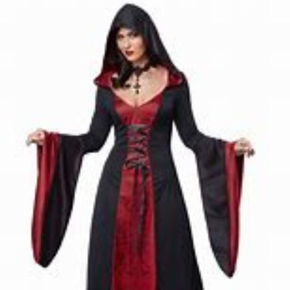Gothic Robe Medieval Costume Adult Small 6-8 NWT California Costumes Renaissance